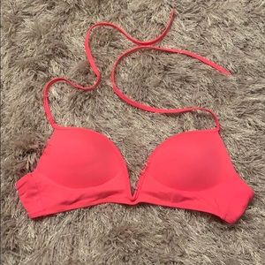 Neon Pink Bathing Suit Top